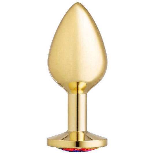 CLOUD 9 GEMS GOLD ANAL PLUG MEDIUM