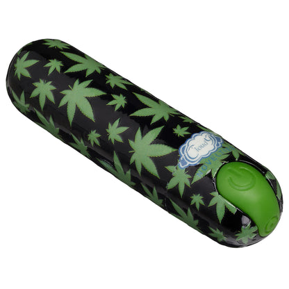 STUBBY VIBE BLACK/CANNABIS LEAF