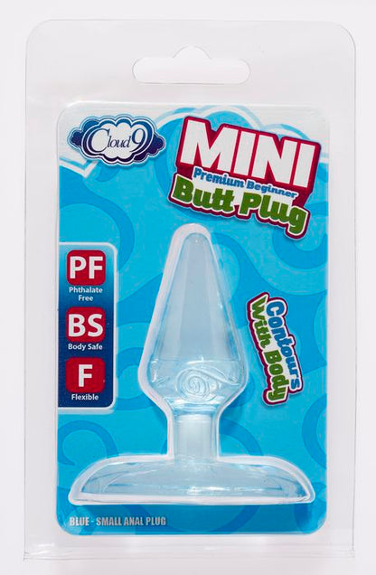 CLOUD 9 MINI BUTT PLUG BLUE