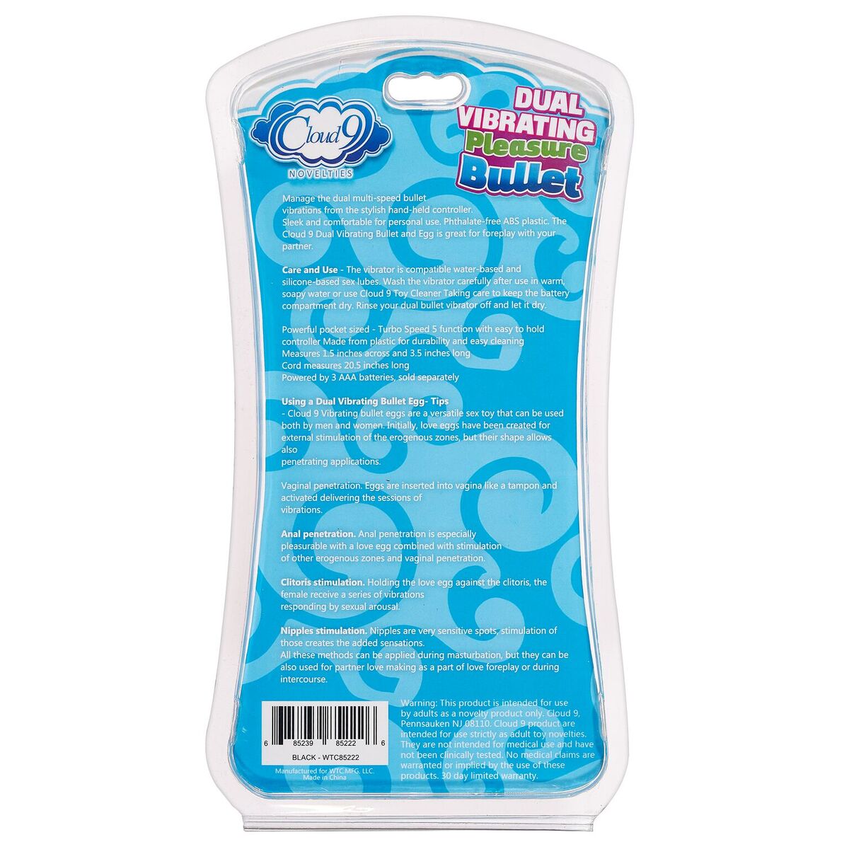 WTC DUAL VIBRATING PLEASURE BULLETS