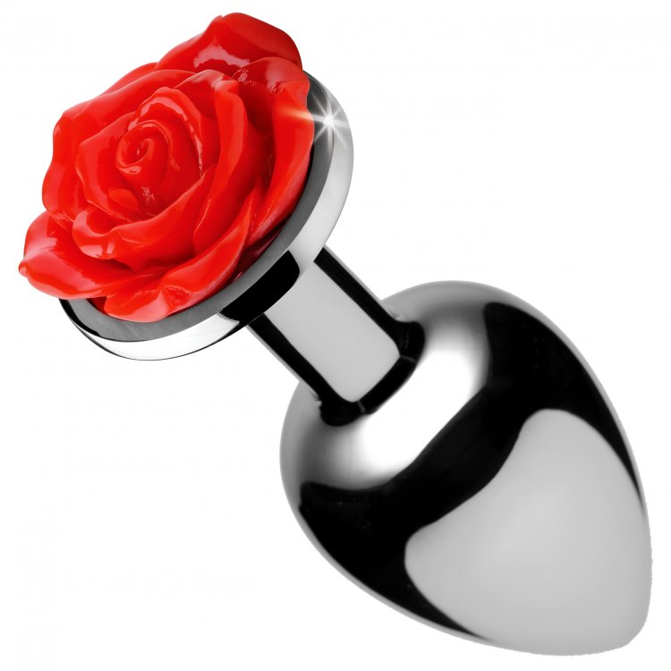 BOOTY SPARKS RED ROSE ANAL PLUG LARGE