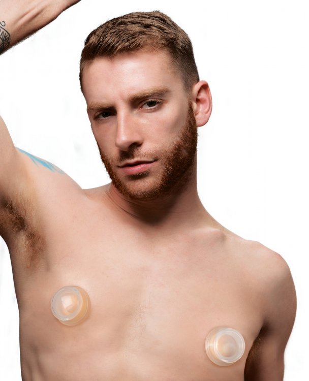 MASTER SERIES CLEAR PLUNGERS SILICONE NIPPLE SUCKERS- SMALL