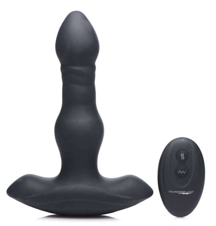 THUNDERPLUGS VIBRATING & THRUSTING ANAL PLUG