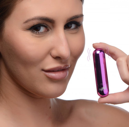 BANG! 10X VIBRATING METALLIC BULLET PURPLE