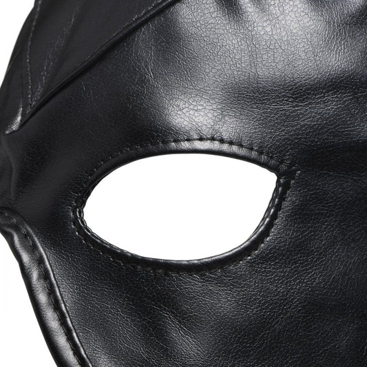 MASTER SERIES DUNGEON DEMON BONDAGE HOOD W/ HORNS