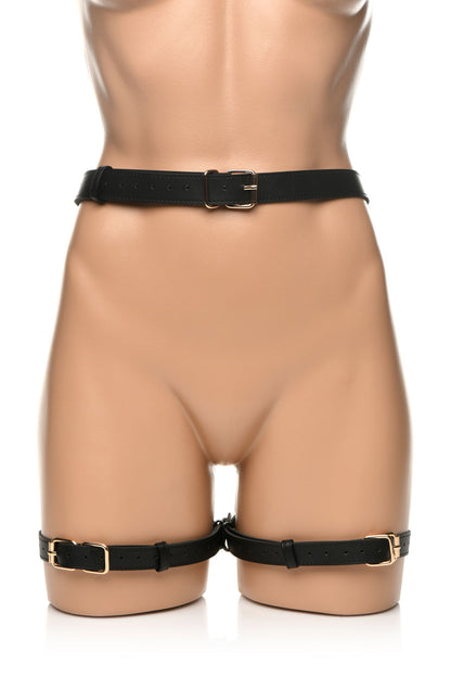 STRICT BONDAGE HARNESS W/ BOWS BLACK XL/2XL