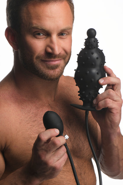 MASTER SERIES ASS PUFFER NUBBED INFLATABLE ANAL PLUG
