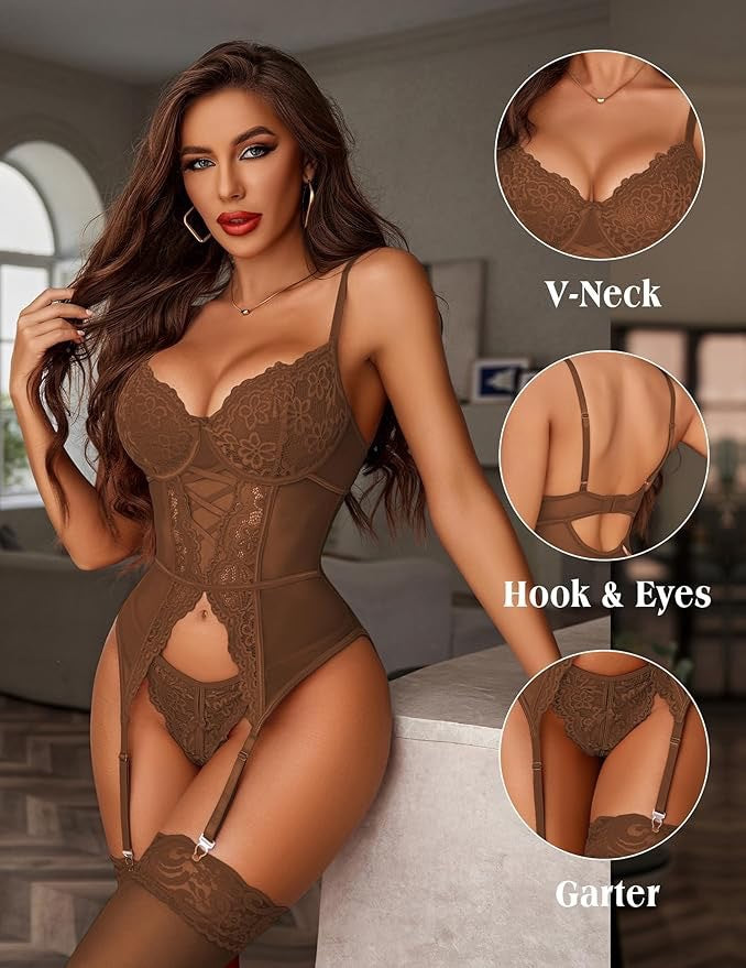 Sexy lingerie sets Amazon cross-border fashion new lace sexy lingerie set