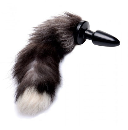 TAILZ GREY FOX TAIL ANAL PLUG