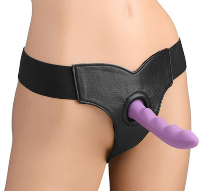 STRAP U FLEECE LINED LEATHER STRAP ON