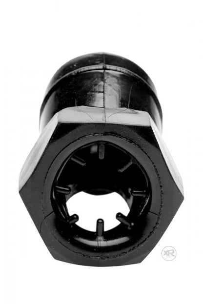 MASTER SERIES DETAINED BLACK RESTRICTIVE CHASTITY CAGE