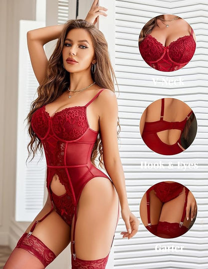 Sexy lingerie sets Amazon cross-border fashion new lace sexy lingerie set