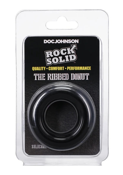 ROCK SOLID RIBBED DONUT BLACK