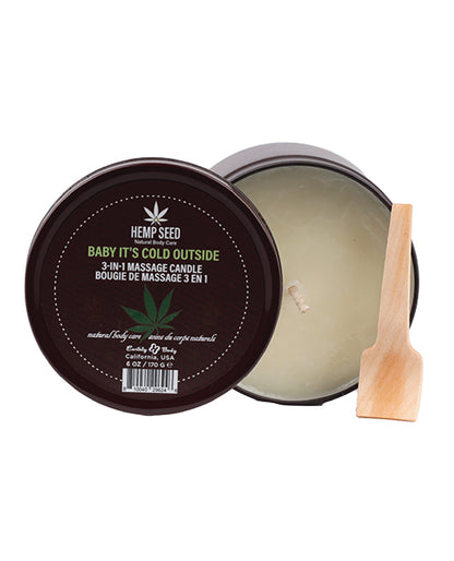 HEMP SEED 3-IN-1 BABY ITS COLD OUTSIDE CANDLE 6 OZ