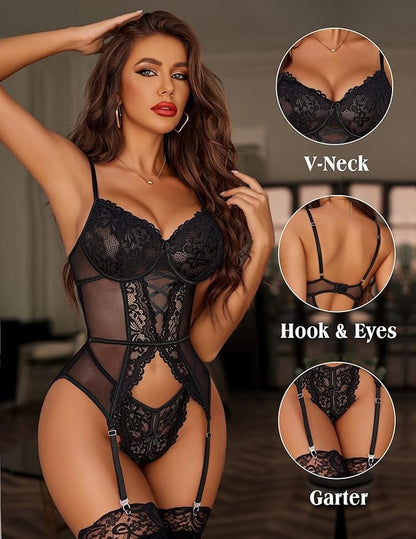 Sexy lingerie sets Amazon cross-border fashion new lace sexy lingerie set