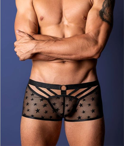 LOVE STAR SHORT W/ RING BLACK LARGE