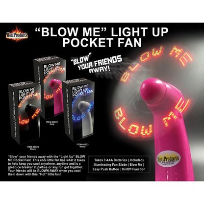 BLOW ME FAN BLACK