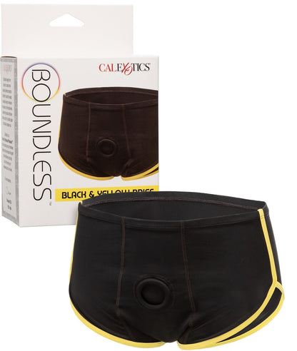 BOUNDLESS BLACK & YELLOW BRIEF S/M