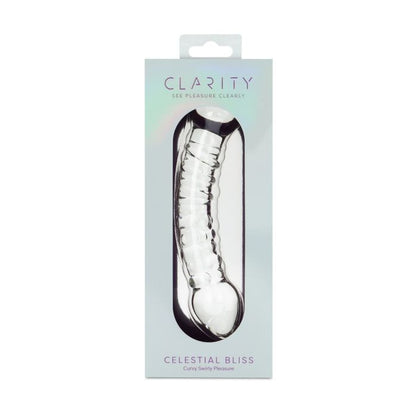 CLARITY GLASS DILDO CELESTIAL BLISS