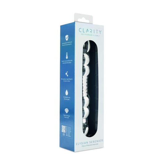 CLARITY GLASS DILDO ELYSIAN SERENADE