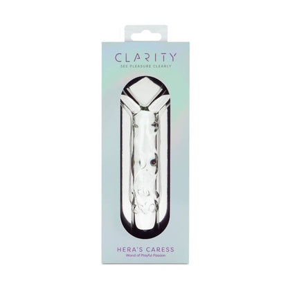 CLARITY GLASS DILDO HERA'S CARESS