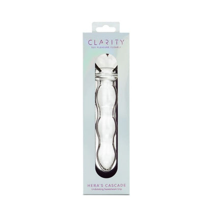 CLARITY GLASS DILDO HERA'S CASCADE