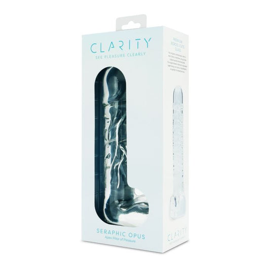 CLARITY GLASS DILDO SERAPHIC OPUS
