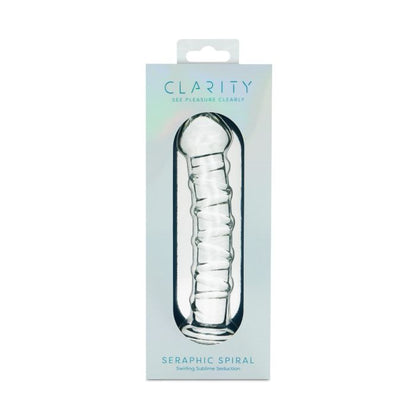 CLARITY GLASS DILDO SERAPHIC SPIRAL