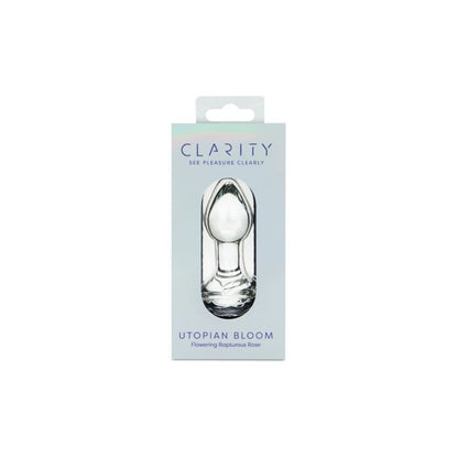 CLARITY GLASS DILDO UTOPIAN BLOOM