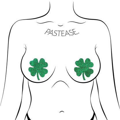 PASTEASE FOUR LEAF CLOVER: GLITTERING GREEN SHAMROCKS