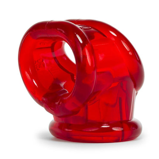 COCKSLING 2 COCK & BALL SLING OXBALLS RED (NET)