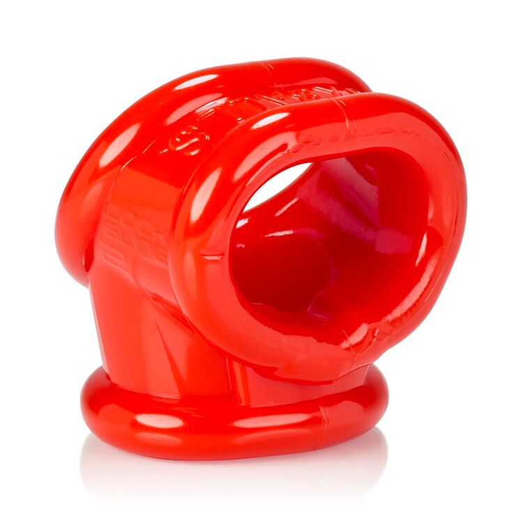 COCKSLING 2 COCK & BALL SLING OXBALLS RED (NET)