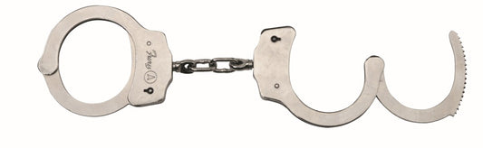 NICKEL DUAL LOCKING HANDCUFFS