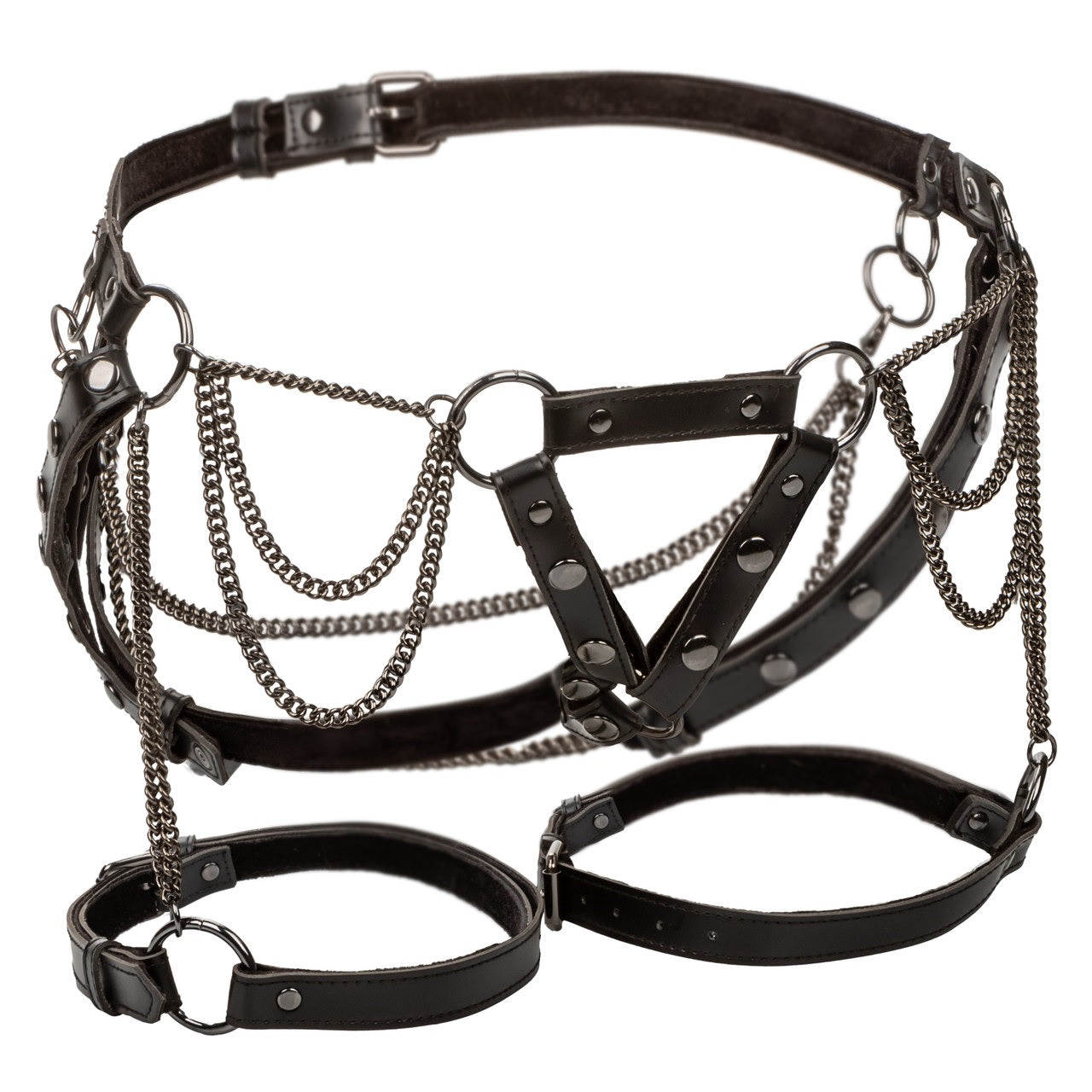 EUPHORIA THIGH HARNESS W/ CHAINS PLUS SIZE