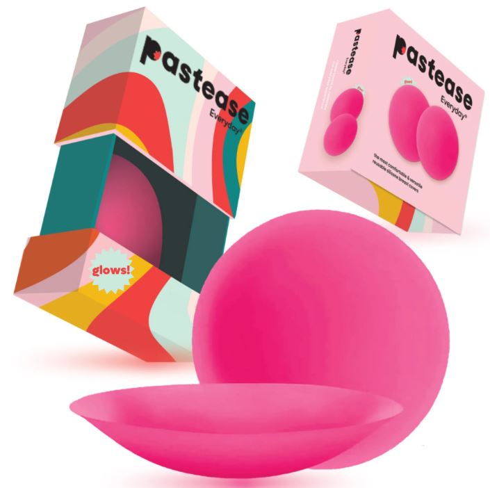 EVERYDAY SILICONE NIPPLE COVER REUSABLE FUCHSIA LARGE D+ CUP