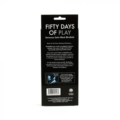 FIFTY DAYS OF PLAY BLINDFOLD BLACK