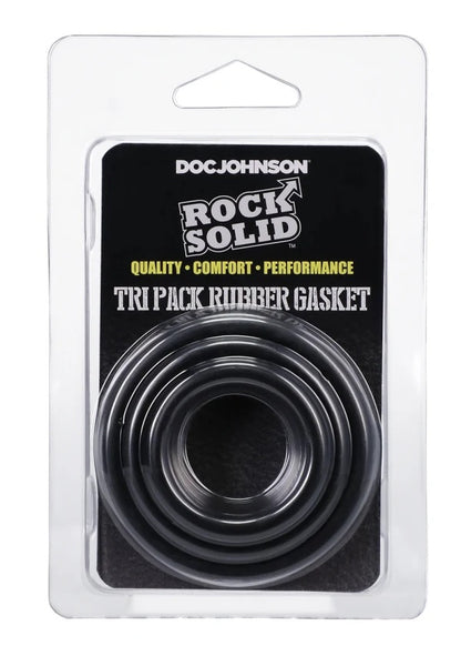 ROCK SOLID TRI-PACK RUBBER GASKET