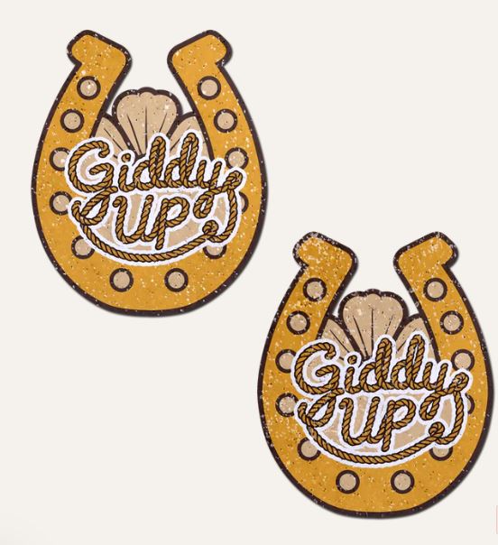 PASTEASE GIDDY UP SPARKLING GOLDEN NIPPLE