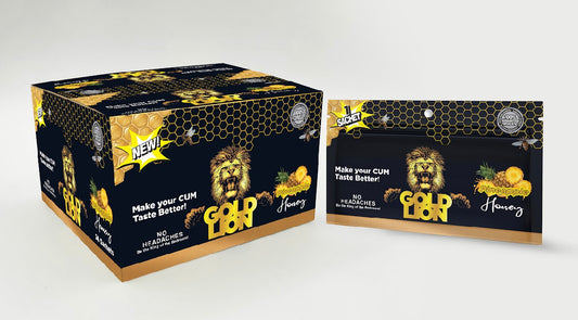 GOLD LION HONEY PINEAPPLE 24 PC DISPLAY (NET)