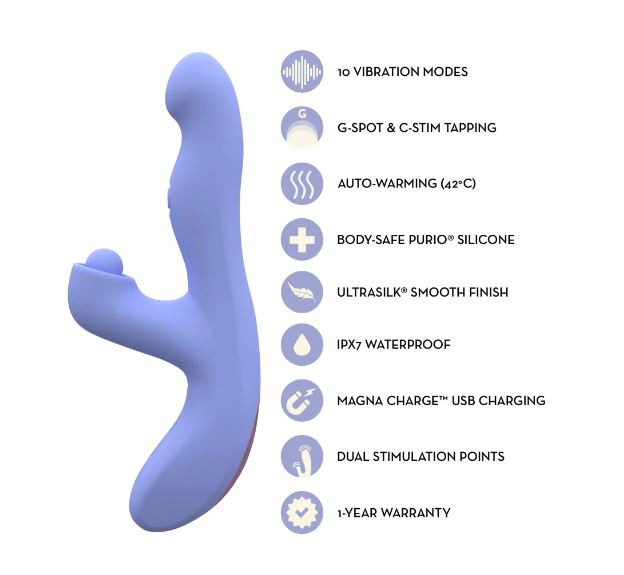 BLUSH SIMONE TAPPING RABBIT BLUE