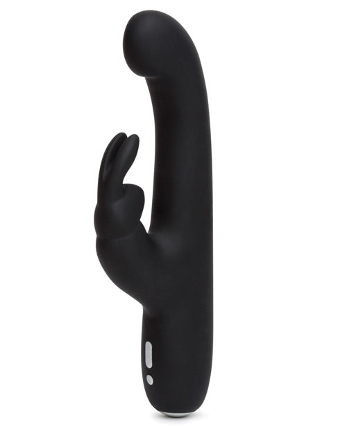 HAPPY RABBIT SLIMLINE G-SPOT RECHARGEABLE VIBRATOR BLACK