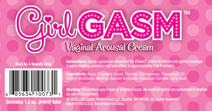 GIRLGASM VAGINAL AROUSAL CREAM
