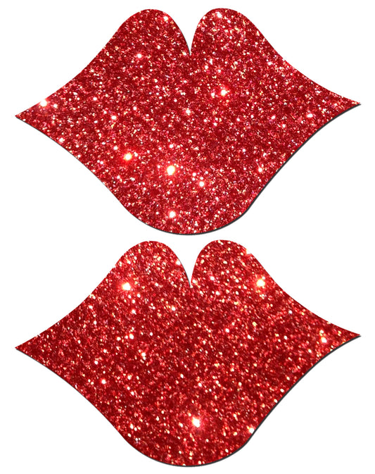 PASTEASE LIPS RED GLITTERING