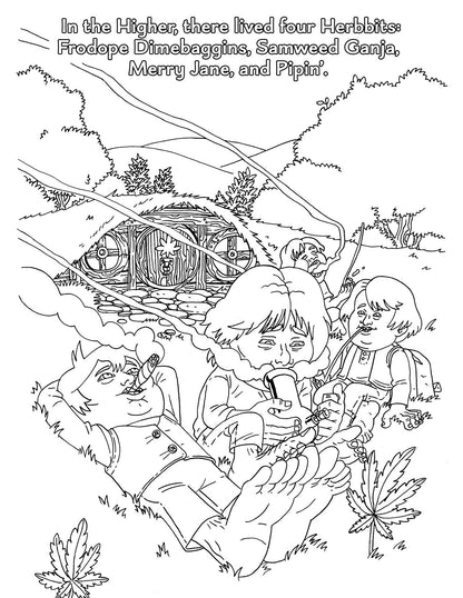 LORD OF SMOKE RINGS COLORING BOOK (NET)