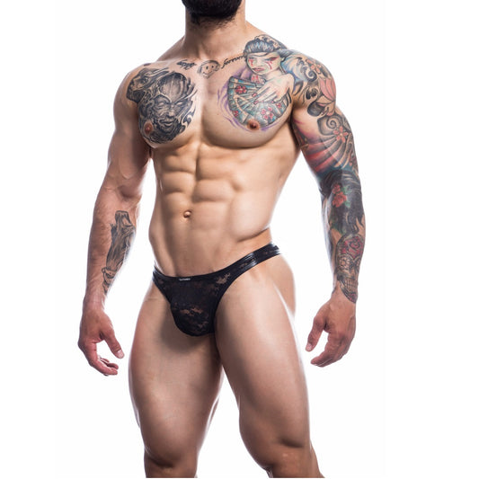 C4M L4CE Thong Black - Extra Large