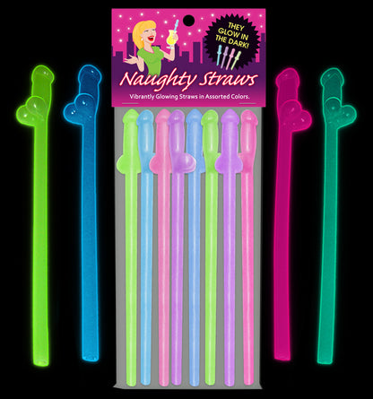 GLOWING NAUGHTY STRAWS