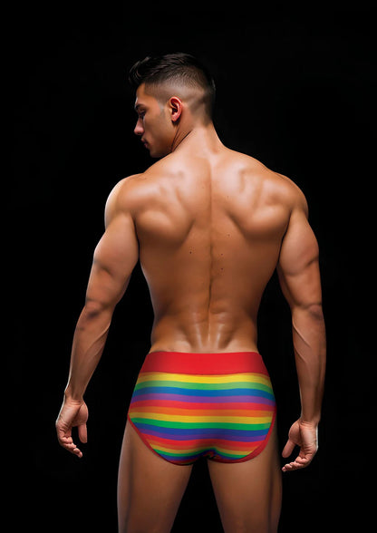 ENVY RAINBOW PRIDE BRIEF RED S/M