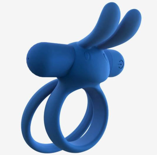 SCREAMING RECHARGEABLE O OHARE XL VIBRATING RING BLUE