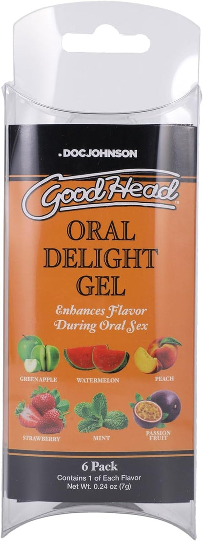 GOODHEAD WARMING ORAL DELIGHT GEL 6 PACK