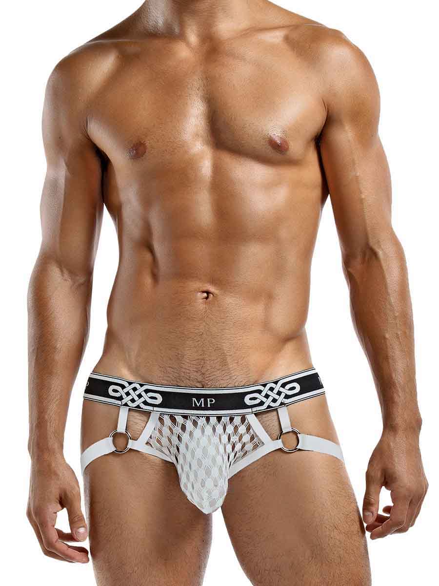 PEEP SHOW JOCK RING WHITE SMALL/MEDIUM
